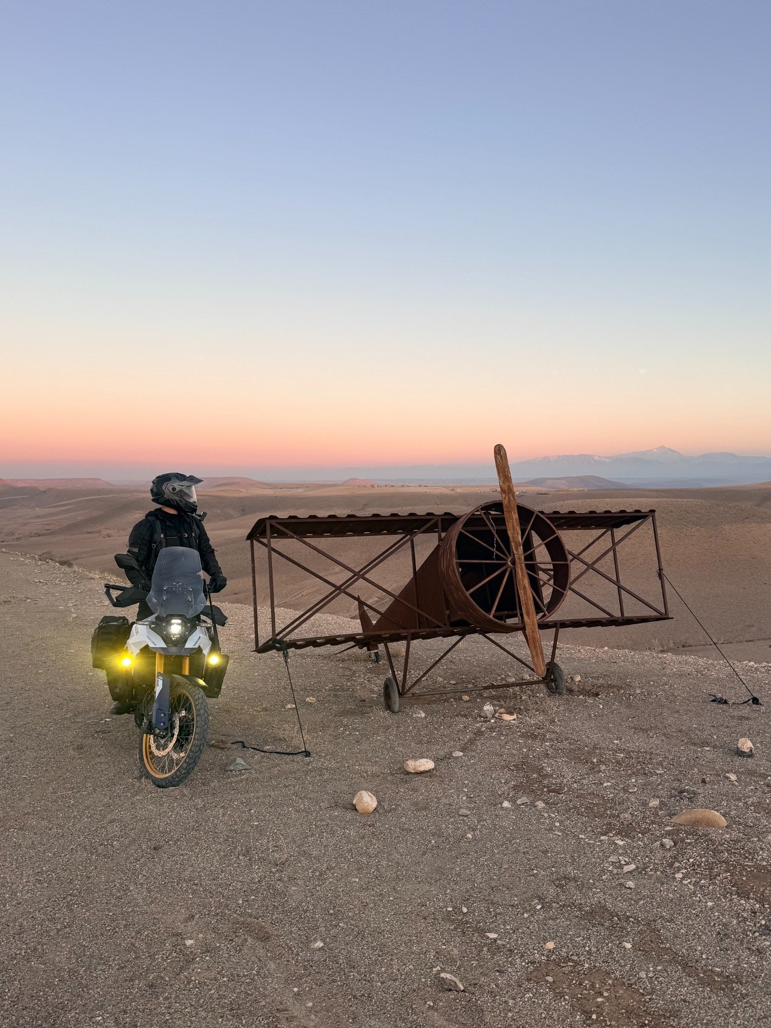 Agafay Desert motorcycle tour from Marrakech Morocco